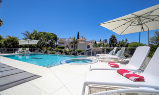 Modern luxury villa for sale looking at the golf in Nueva Andalucia, Marbella 60809 