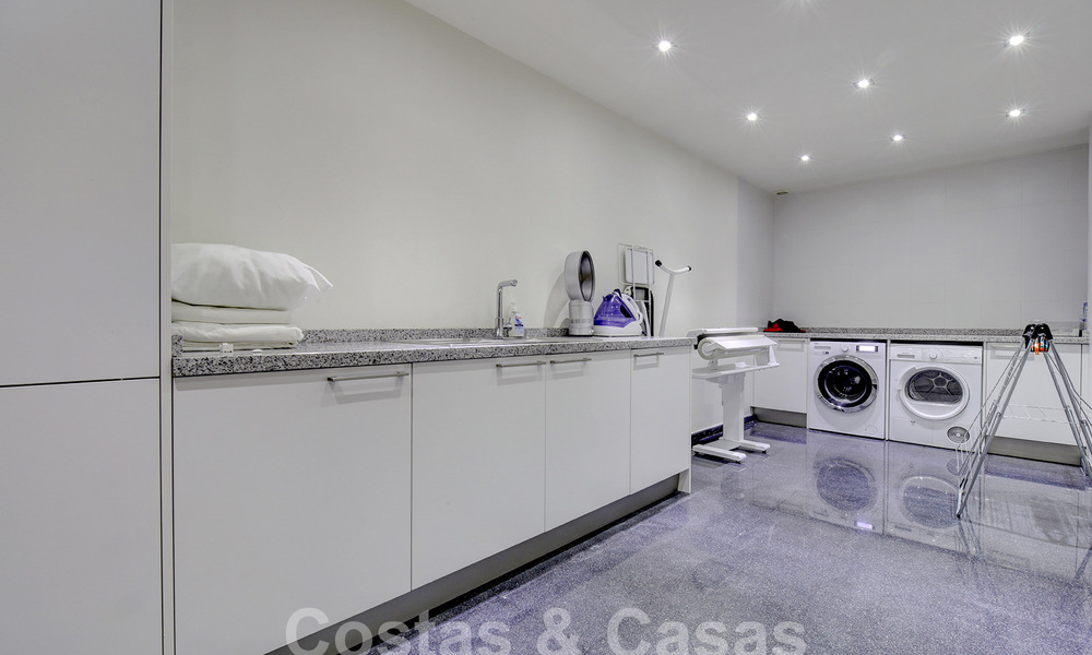 Modern luxury villa for sale looking at the golf in Nueva Andalucia, Marbella 60818