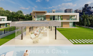 New project with luxury villa for sale, in gated and secure complex within walking distance of amenities in Nueva Andalucia, Marbella 60857 