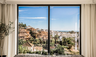 Luxury villa for sale with modern-Mediterranean design and sea views in Nueva Andalucia, Marbella 60942 