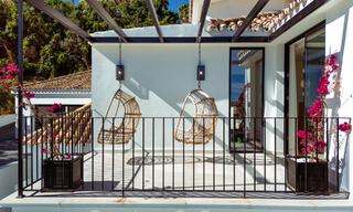 Luxury villa for sale with modern-Mediterranean design and sea views in Nueva Andalucia, Marbella 60949 