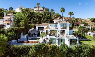 Luxury villa for sale with modern-Mediterranean design and sea views in Nueva Andalucia, Marbella 60953 