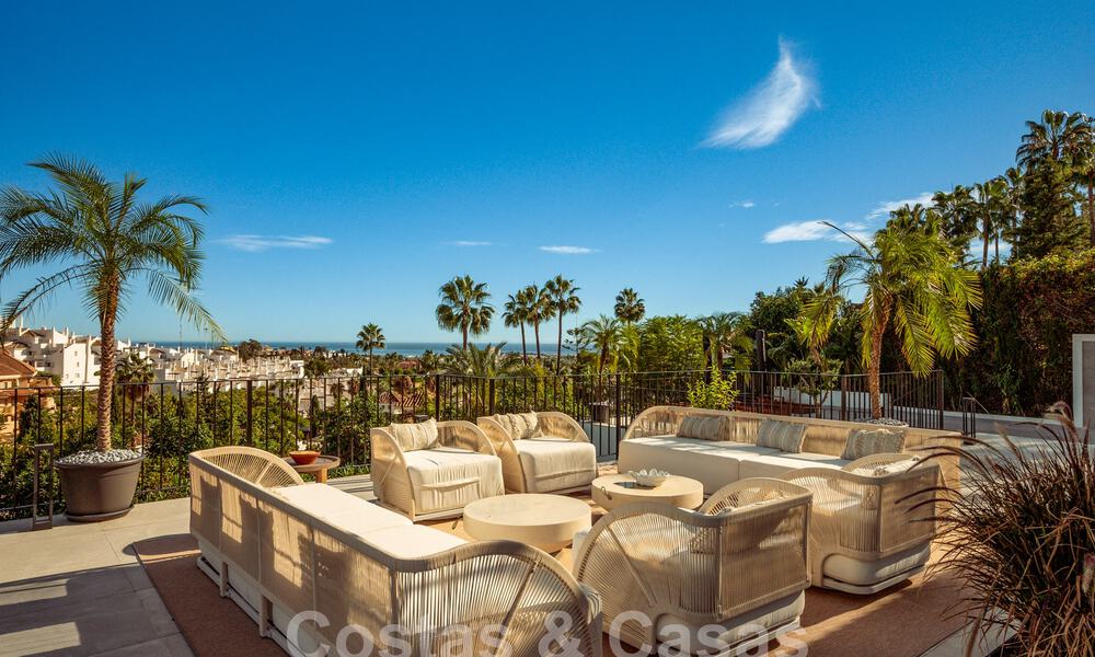 Luxury villa for sale with modern-Mediterranean design and sea views in Nueva Andalucia, Marbella 60988