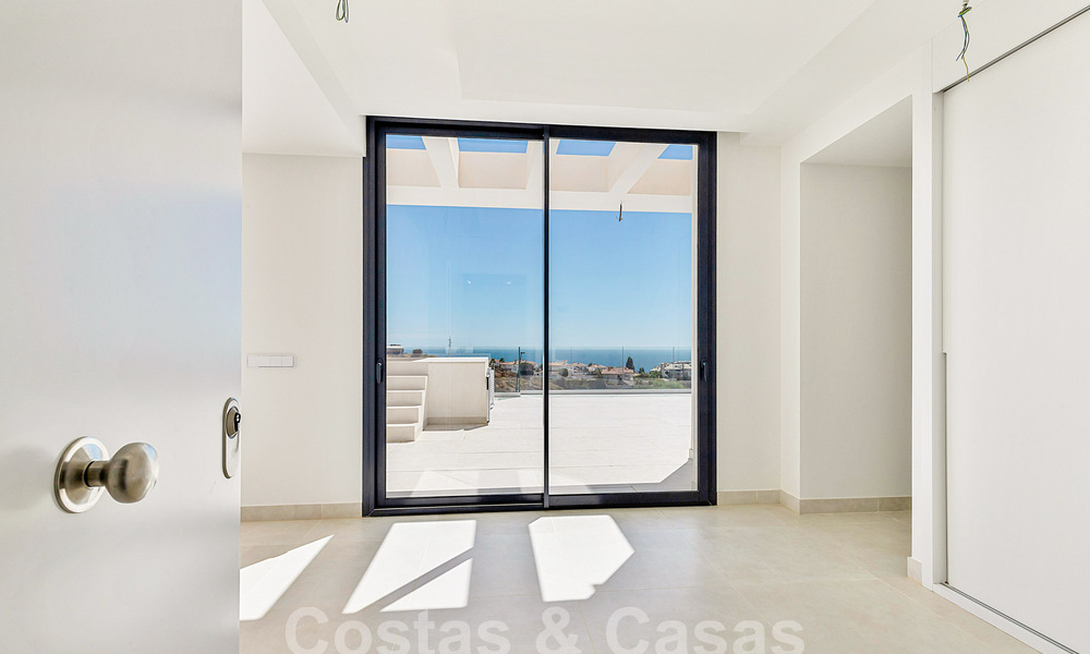 Bargain! Modern penthouse with sea views and private pool for sale in an innovative lifestyle complex in Benalmadena, Costa del Sol 60915