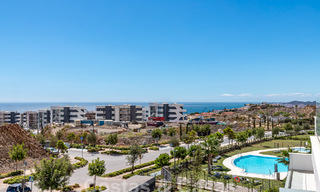 Bargain! Modern penthouse with sea views and private pool for sale in an innovative lifestyle complex in Benalmadena, Costa del Sol 60923 