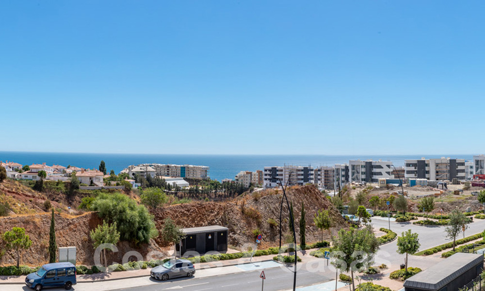 Bargain! Modern penthouse with sea views and private pool for sale in an innovative lifestyle complex in Benalmadena, Costa del Sol 60924
