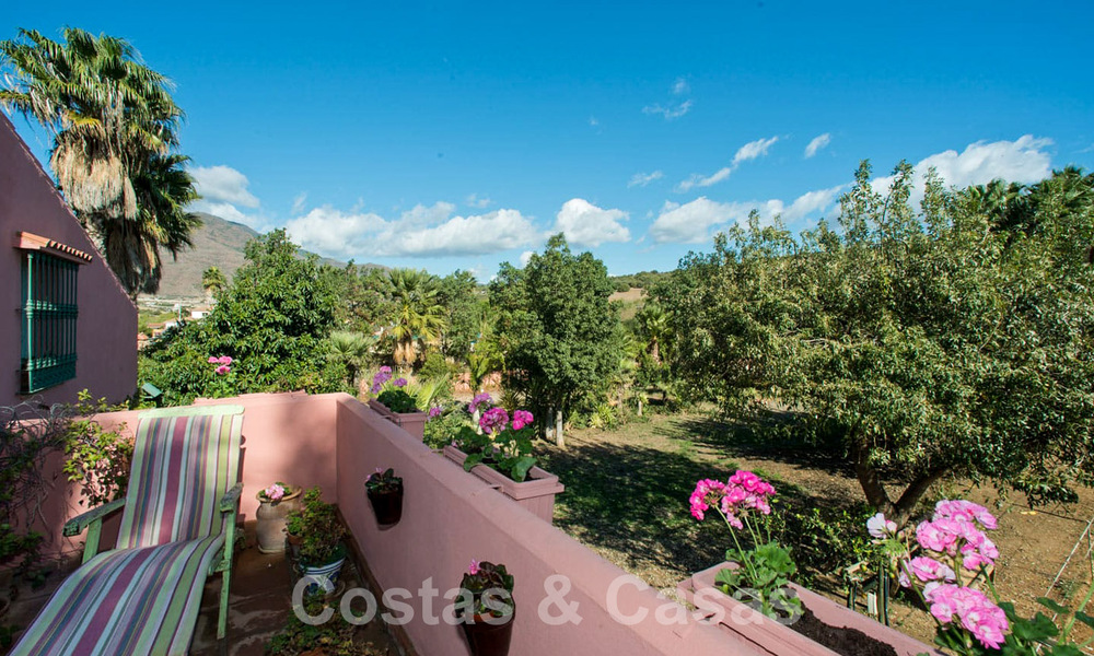 Finca with stables for sale a short distance from Estepona centre, Costa del Sol 61050