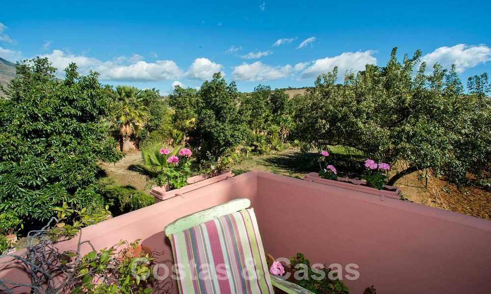 Finca with stables for sale a short distance from Estepona centre, Costa del Sol 61051