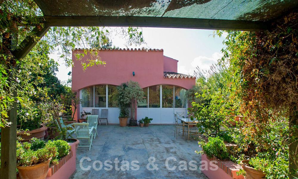 Finca with stables for sale a short distance from Estepona centre, Costa del Sol 61057