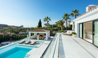 Spectacular resort-style luxury villa for sale with sea views in Nueva Andalucia's golf valley, Marbella 61078 