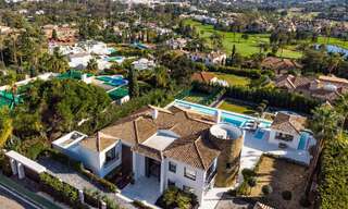 Spectacular resort-style luxury villa for sale with sea views in Nueva Andalucia's golf valley, Marbella 61097 