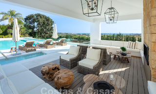 Spectacular resort-style luxury villa for sale with sea views in Nueva Andalucia's golf valley, Marbella 61099 