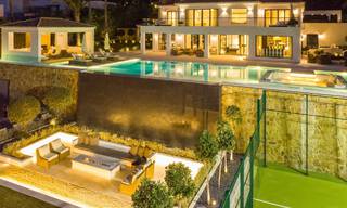 Spectacular resort-style luxury villa for sale with sea views in Nueva Andalucia's golf valley, Marbella 61107 