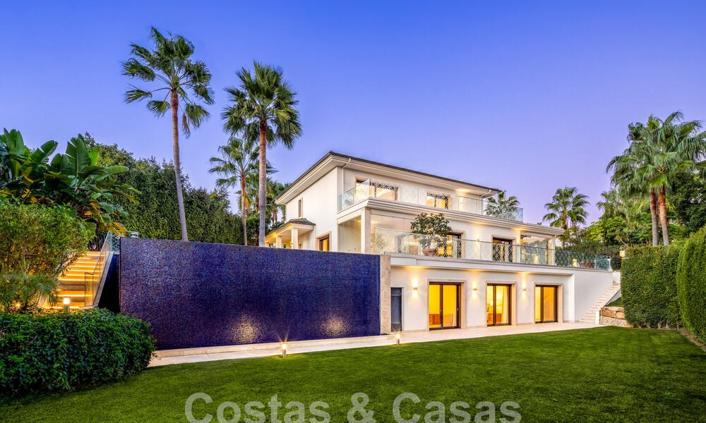 Contemporary luxury villa for sale, unique frontline golf location in Nueva Andalucia's golf valley, Marbella 61114