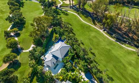 Contemporary luxury villa for sale, unique frontline golf location in Nueva Andalucia's golf valley, Marbella 61118