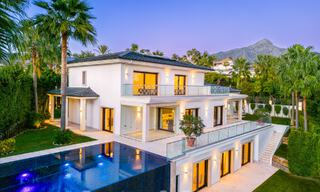 Contemporary luxury villa for sale, unique frontline golf location in Nueva Andalucia's golf valley, Marbella 61120 