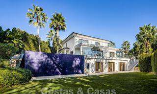 Contemporary luxury villa for sale, unique frontline golf location in Nueva Andalucia's golf valley, Marbella 61131 