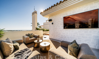 Quality refurbished penthouse for sale with inviting terrace and sea views in Nueva Andalucia, Marbella 61147 