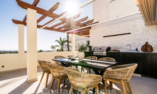 Quality refurbished penthouse for sale with inviting terrace and sea views in Nueva Andalucia, Marbella 61154 