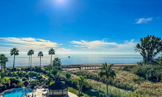 Spacious penthouse for sale in gated beach complex with undisturbed sea views on the New Golden Mile, Marbella - Estepona 61420 