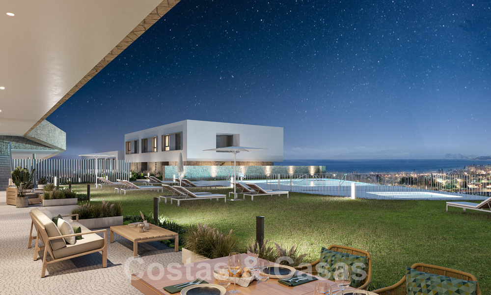New development of sustainable homes for sale, with stunning sea views, near Estepona centre 61293
