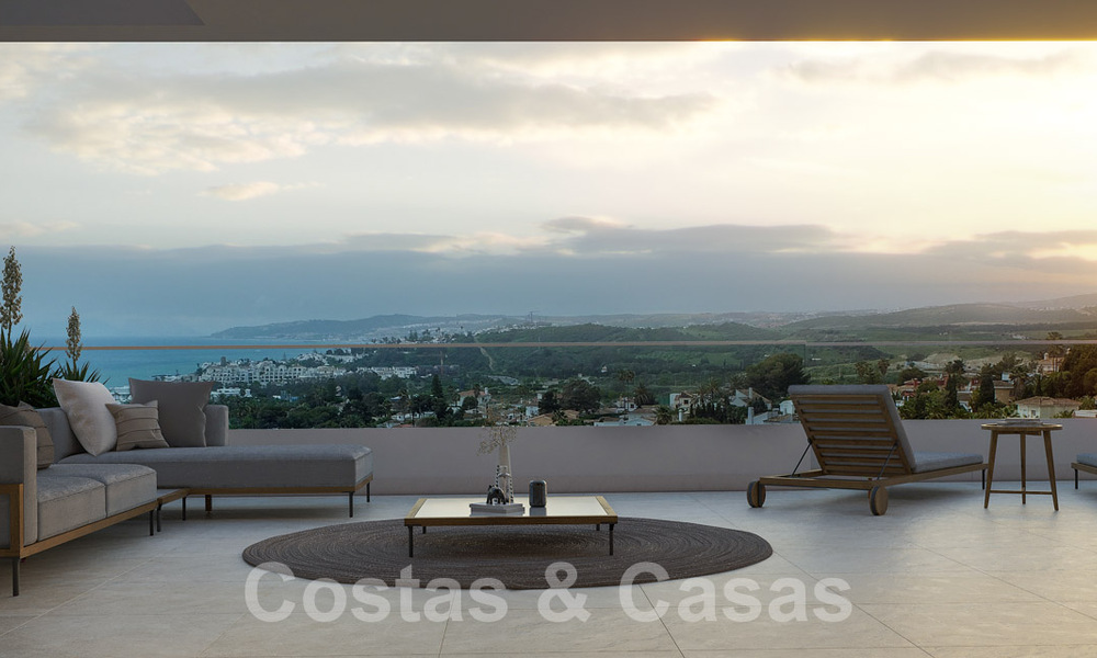 New development of sustainable homes for sale, with stunning sea views, near Estepona centre 61297