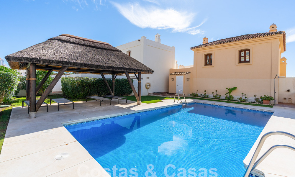 Charming, Andalusian, semi-detached house with sea views for sale in the hills of Marbella - Benahavis 61887