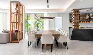 Luxury villa with modern-Mediterranean design for sale in a popular golf area in Nueva Andalucia, Marbella 61657 