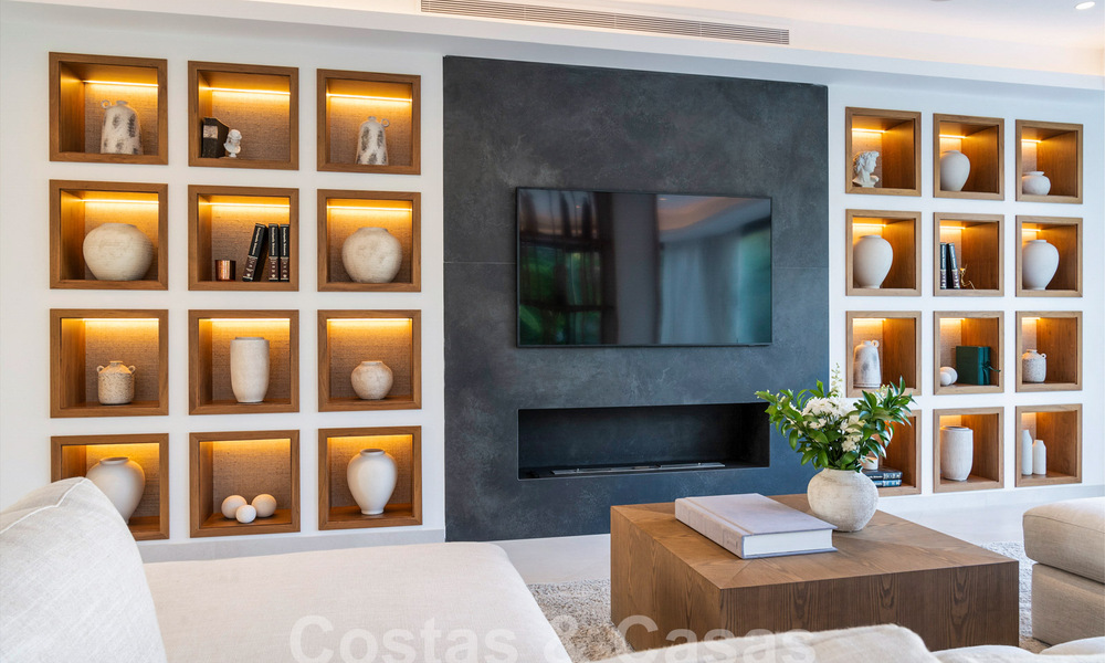 Luxury villa with modern-Mediterranean design for sale in a popular golf area in Nueva Andalucia, Marbella 61660