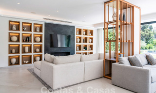 Luxury villa with modern-Mediterranean design for sale in a popular golf area in Nueva Andalucia, Marbella 61661 