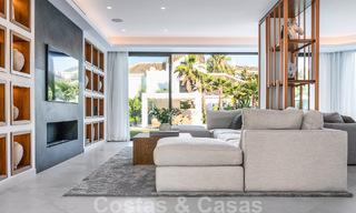 Luxury villa with modern-Mediterranean design for sale in a popular golf area in Nueva Andalucia, Marbella 61662 