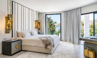 Luxury villa with modern-Mediterranean design for sale in a popular golf area in Nueva Andalucia, Marbella 61667 