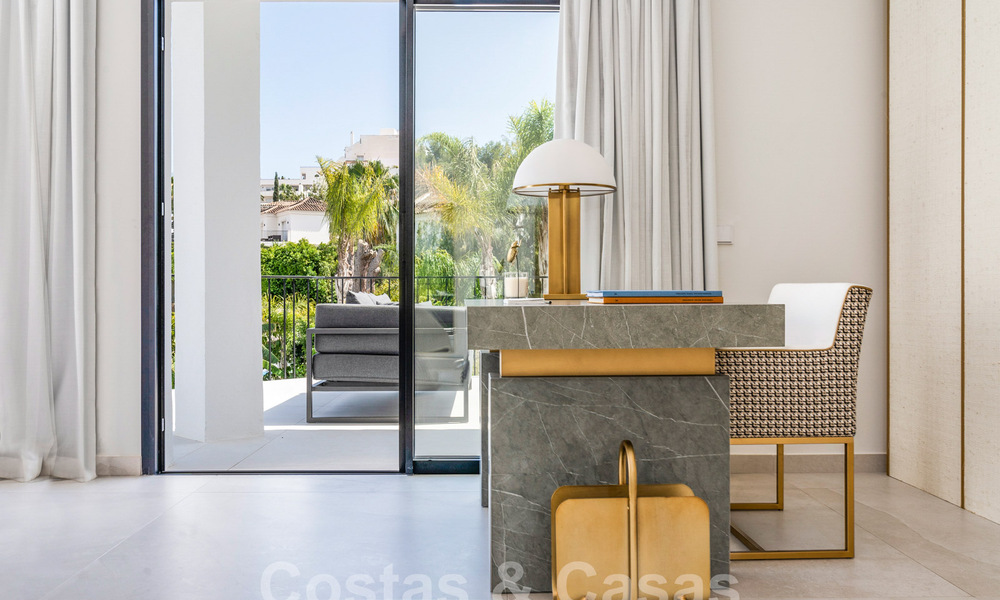 Luxury villa with modern-Mediterranean design for sale in a popular golf area in Nueva Andalucia, Marbella 61668