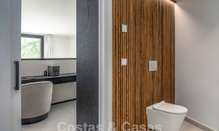 Luxury villa with modern-Mediterranean design for sale in a popular golf area in Nueva Andalucia, Marbella 61671 