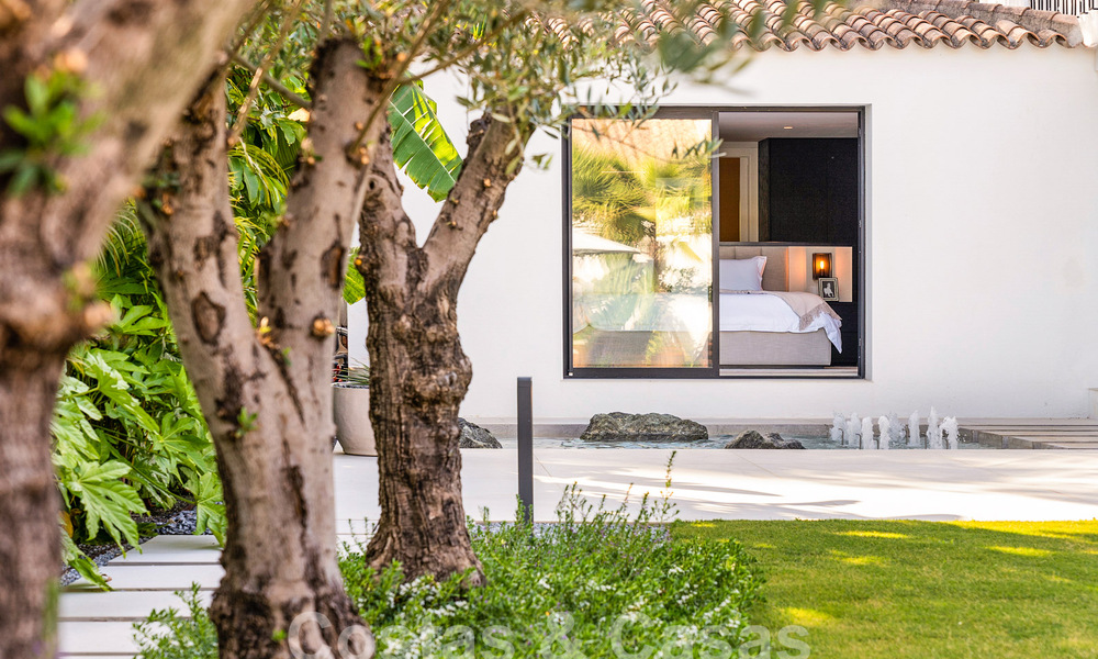Luxury villa with modern-Mediterranean design for sale in a popular golf area in Nueva Andalucia, Marbella 61676