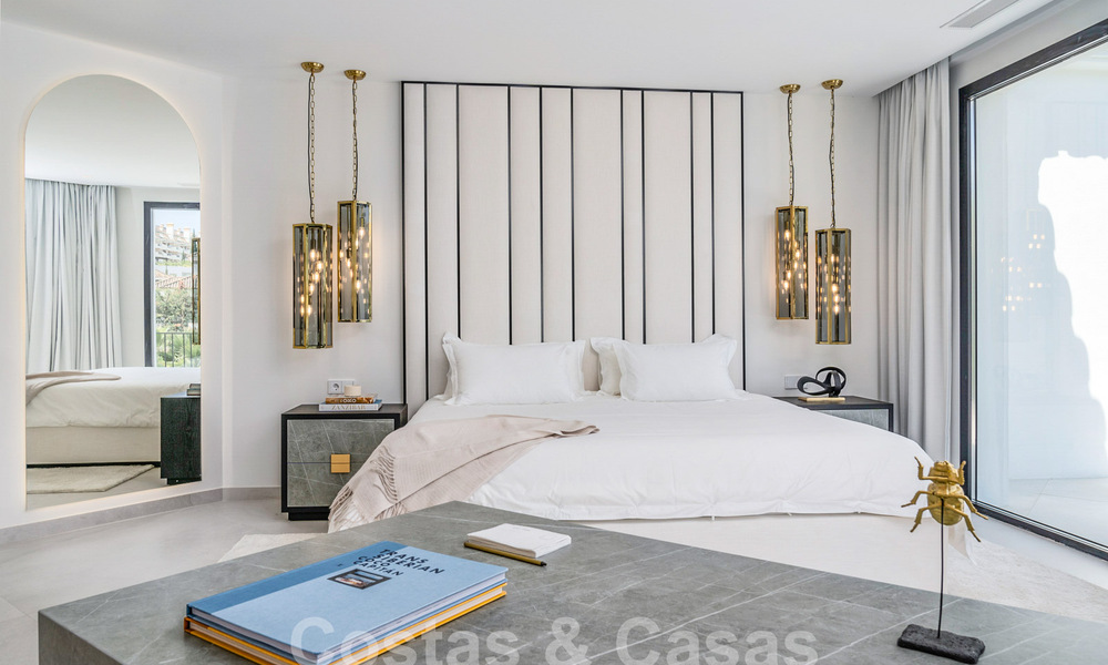 Luxury villa with modern-Mediterranean design for sale in a popular golf area in Nueva Andalucia, Marbella 61680