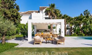 Luxury villa with modern-Mediterranean design for sale in a popular golf area in Nueva Andalucia, Marbella 61696 