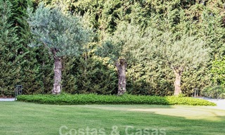 Luxury villa with modern-Mediterranean design for sale in a popular golf area in Nueva Andalucia, Marbella 61704 