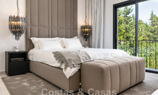 Luxury villa with modern-Mediterranean design for sale in a popular golf area in Nueva Andalucia, Marbella 61706 