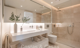 Modern garden apartment with sea views for sale, a short drive from Marbella centre 61780 
