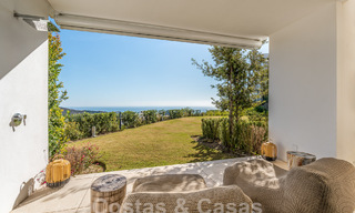 Modern garden apartment with sea views for sale, a short drive from Marbella centre 61786 