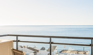 Beachside Penthouse with 3 bedrooms and panoramic sea views for sale on the New Golden Mile between Marbella and Estepona 61369 