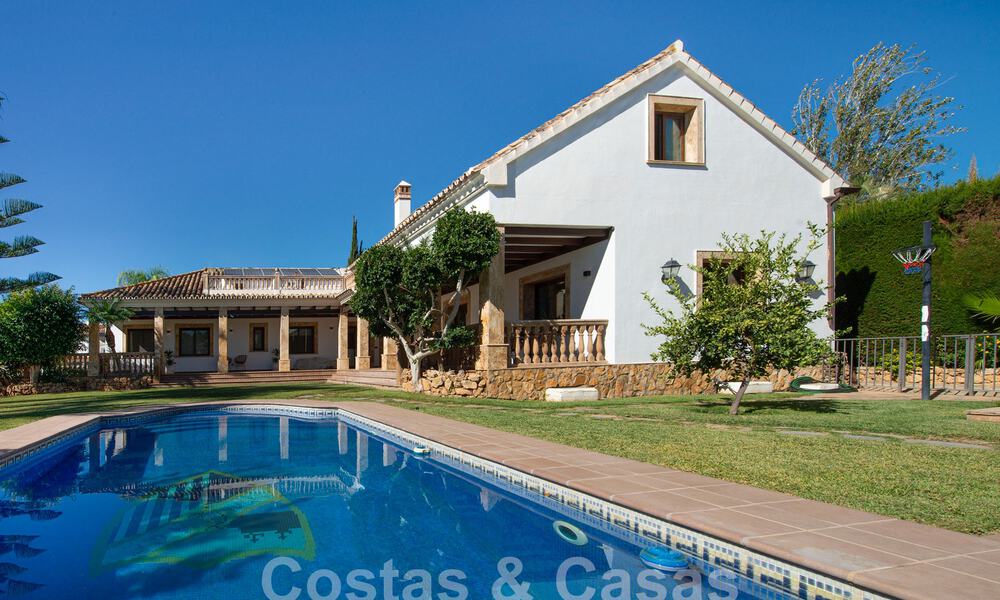 Energy efficient Spanish luxury villa for sale in a quiet residential area in the golf valley of Mijas, Costa del Sol 61409