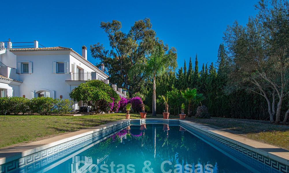 Mediterranean luxury villa for sale just steps from the beach and amenities in Guadalmina Baja, Marbella 61846