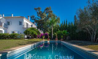 Mediterranean luxury villa for sale just steps from the beach and amenities in Guadalmina Baja, Marbella 61846 