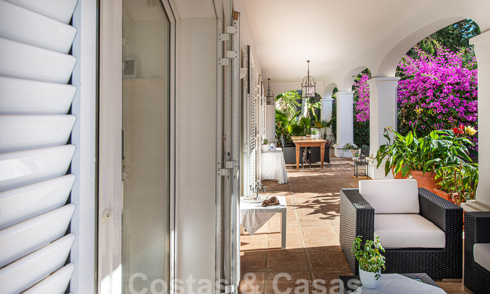 Mediterranean luxury villa for sale just steps from the beach and amenities in Guadalmina Baja, Marbella 61853