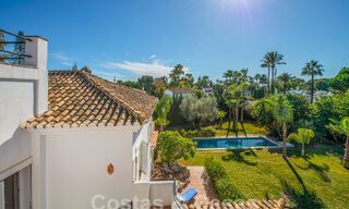 Mediterranean luxury villa for sale just steps from the beach and amenities in Guadalmina Baja, Marbella 61884 