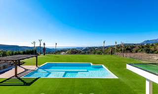 New, modern, luxury villa for sale with panoramic sea views in the exclusive Marbella Club Golf Resort in Benahavis - Marbella 61975 