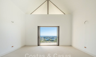 Modern villa to be finished for sale surrounded by 360º views of the mountains, lake and sea, close to Marbella 61943 