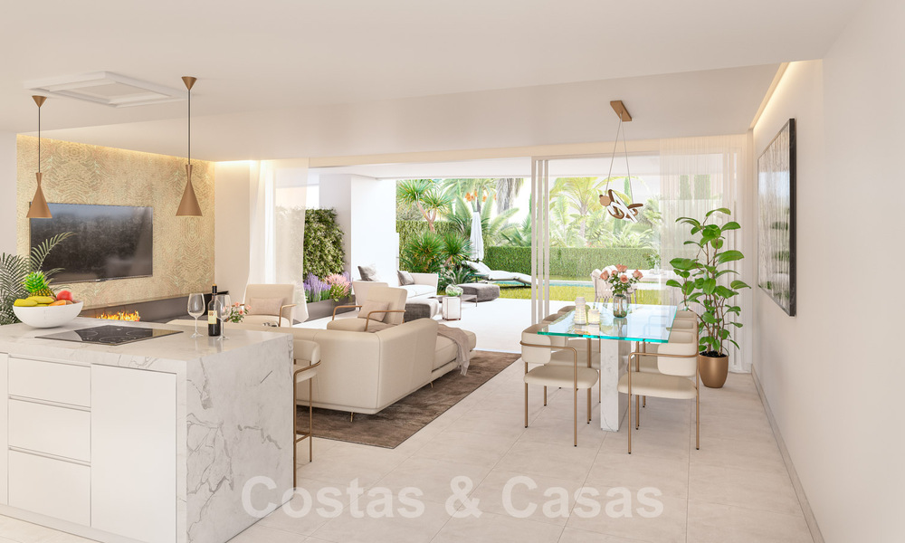New development of apartments with sea views for sale, adjacent to a golf course near Sotogrande, Costa del Sol 62032